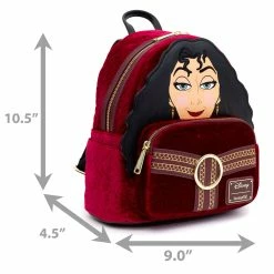 Wholesale 🎁 Loungefly - Disney Villains Tangled 👩 Mother Gothel Cosplay Mini 🎒 Backpack 🌟 -Cheap bags Store Dimensions 0257daa3 b0b5 4f4a b66e de8fc722c9d8 1200x