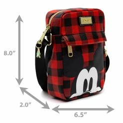 Deals ❤️ Buckle Down Disney Holiday Mickey Mouse Plaid Crossbody Bag 🔥 -Cheap bags Store Dimensions 7cf4147b 925e 47b1 9bbc 875983dbe90d 1200x