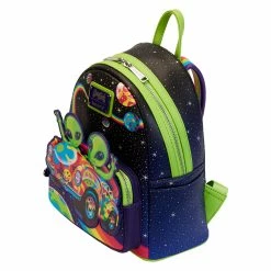 Flash Sale ❤️ Loungefly - Lisa Frank Cosmic Alien Ride Mini 🎒 Backpack *PREORDER* ⭐ -Cheap bags Store LSFBK0004 LFLISAFRANKCOSMICALIENRIDEMINIBACKPACK2485QUARTER 1200x