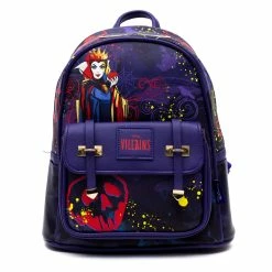 New 😉 WondaPOP - Disney Mini 🎒 Backpack Villain Evil Queen Black Light 😍