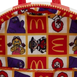Deals 🥰 Loungefly - McDonalds Ronald Cosplay Mini 🎒 Backpack *PREORDER* 👏 -Cheap bags Store MCDBK0001 LFMCDONALDSRONALDCOSPLAYMINIBACKPACK3201INSIDE 1200x