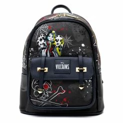 Brand new ✔️ WondaPOP - Disney Mini 🎒 Backpack Villain Cruella De Vil 👍