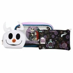 Outlet ❤️ Bioworld The Nightmare Before 🔔 Christmas 3pc Mystic Opulence Cosmetic Bag 😉