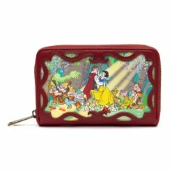 Coupon ๐ Loungefly - Disney Princess Stories Series 3/12 Snow White And The Seven Dwarfs Mini Wallet ๐