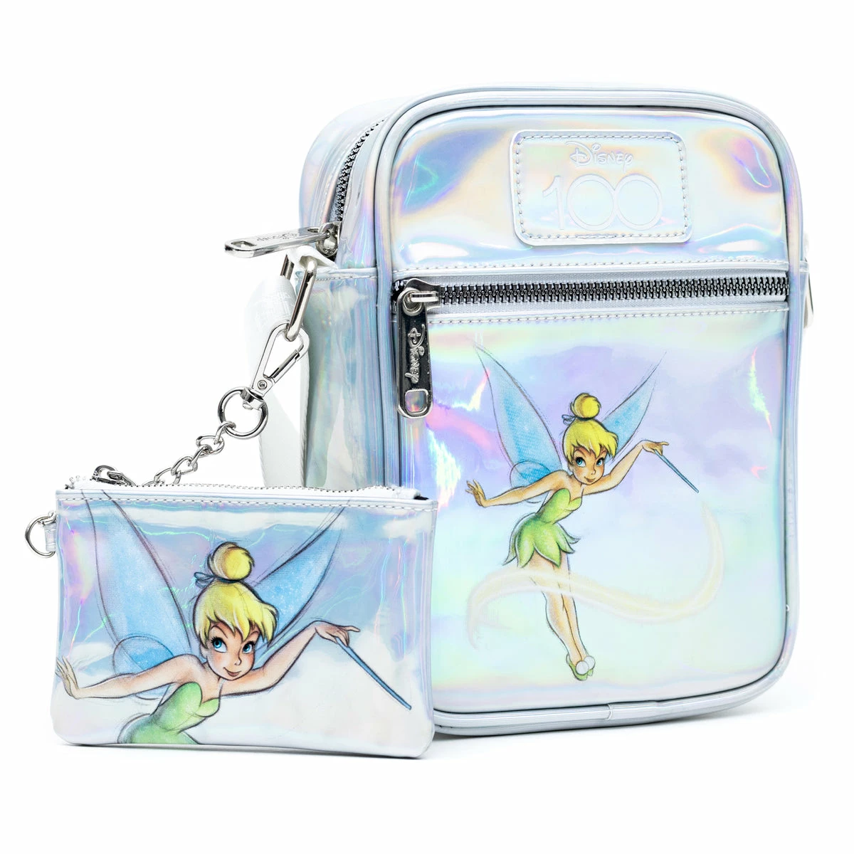 Cheap π Buckle Down Disney 100 - Tinker Bell Holographic Crossbody Bag And ID/Coin Bag - PRESALE π 1 Cheap π Buckle Down Disney 100 - Tinker Bell Holographic Crossbody Bag And ID/Coin Bag - PRESALE π