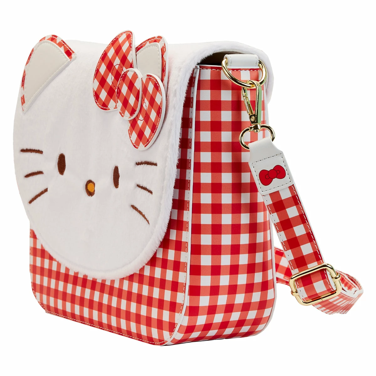 Budget 🎉 Loungefly - Sanrio Hello Kitty Gingham Cosplay Crossbody Bag *PREORDER* 🔥 2 Budget 🎉 Loungefly - Sanrio Hello Kitty Gingham Cosplay Crossbody Bag *PREORDER* 🔥 - Image 2