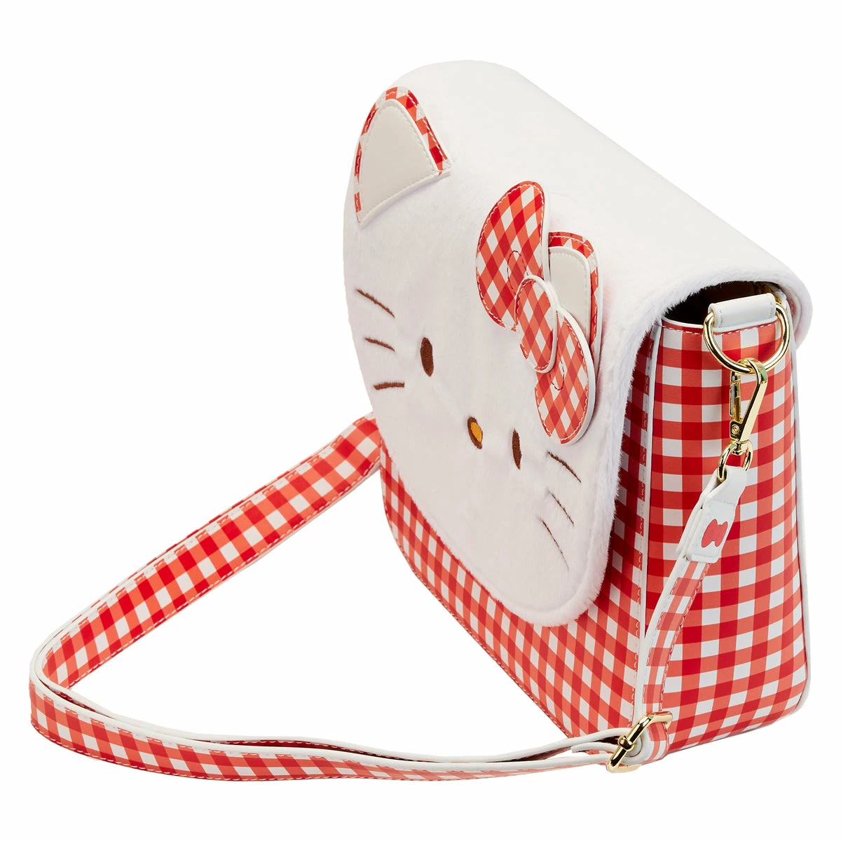 Budget 🎉 Loungefly - Sanrio Hello Kitty Gingham Cosplay Crossbody Bag *PREORDER* 🔥 3 Budget 🎉 Loungefly - Sanrio Hello Kitty Gingham Cosplay Crossbody Bag *PREORDER* 🔥 - Image 3