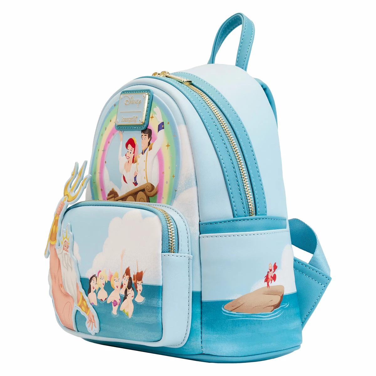 Best Pirce ๐ Loungefly - Disney The Little Mermaid Tritons Gift Mini ๐ Backpack *PREORDER* ๐ 2 Best Pirce ๐ Loungefly - Disney The Little Mermaid Tritons Gift Mini ๐ Backpack *PREORDER* ๐ - Image 2