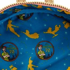 Wholesale ❤️ Loungefly - Disney Peter Pan You Can Fly 70th Anniversary Mini 🎒 Backpack *PREORDER* 🔔 -Cheap bags Store WDBK2936 LFDISNEYPETERPANYOUCANFLY70THANIVERSARYMINIBACKPACK3341INSIDE 1200x
