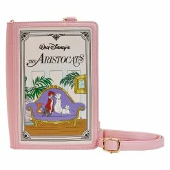 Discount 😀 Loungefly - Disney The Aristocats Classic Book Convertible Crossbody Mini 🎒 Backpack *PREORDER* ❤️