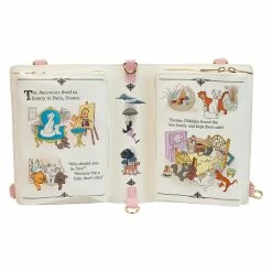 Discount 😀 Loungefly - Disney The Aristocats Classic Book Convertible Crossbody Mini 🎒 Backpack *PREORDER* ❤️ -Cheap bags Store WDTB2719 LFDISNEYTHEARISTOCATSCLASSICBOOKCONVERTIBLECROSSBODY3435OPENINSIDE 1200x