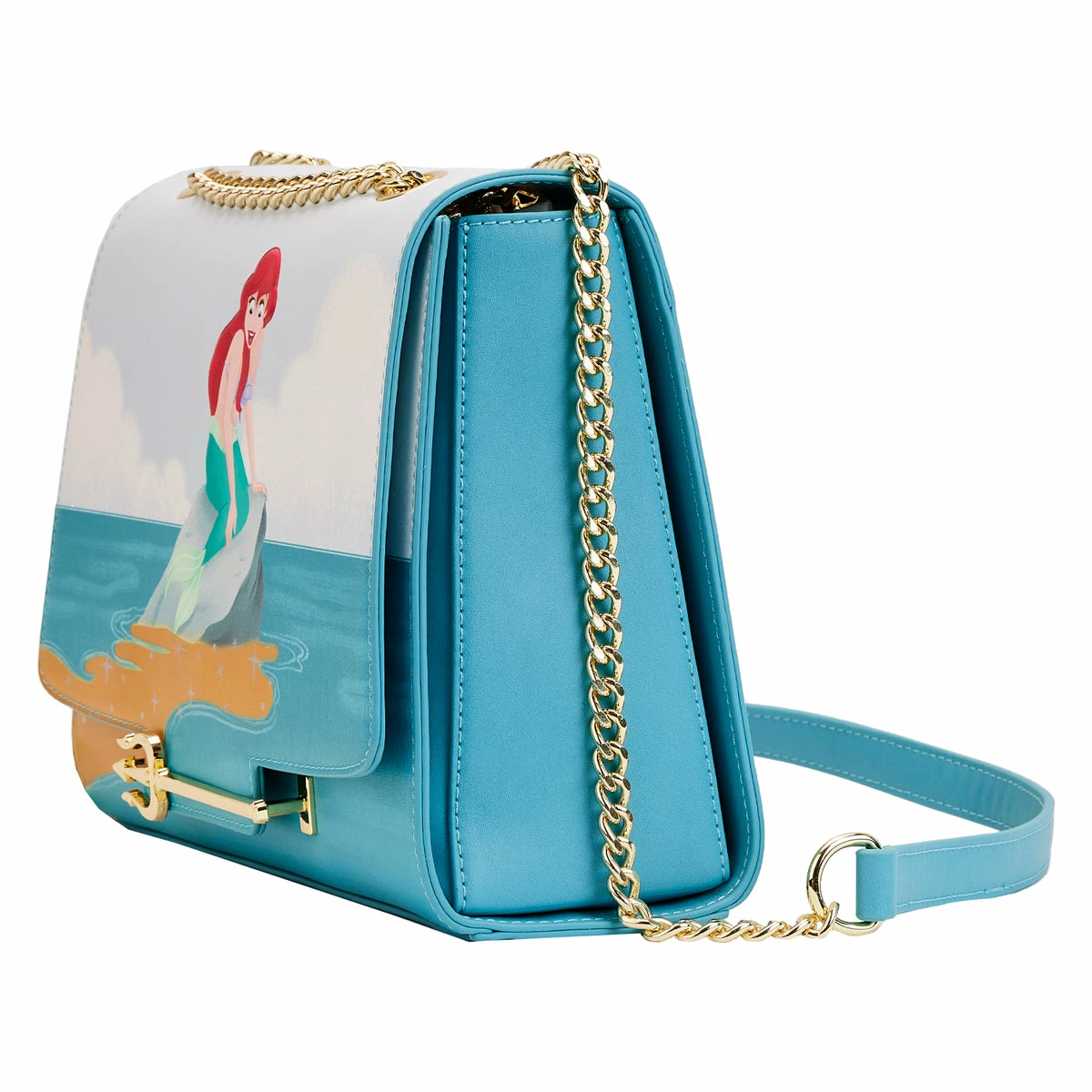 Top 10 β€οΈ Loungefly - Disney The Little Mermaid Tritons Gift Crossbody Bag *PREORDER* π 4 Top 10 β€οΈ Loungefly - Disney The Little Mermaid Tritons Gift Crossbody Bag *PREORDER* π - Image 4