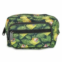 New 💯 Buckle-Down Fanny Pack - Primitive SpongeBob Pose Palm Leaves Black Green ⭐