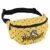 Cheap ✔️ Buckle-Down Fanny Pack - Harry Potter Hufflepuff Badger With Shield Argyle Gray Yellow 🥰